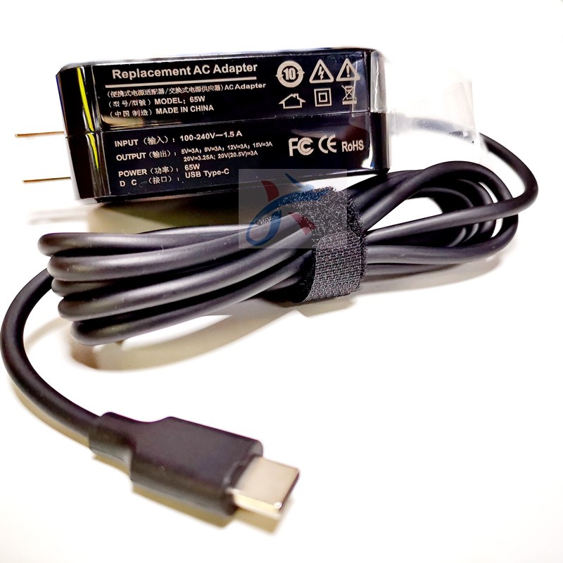 便携式适用联想Thinkpad E480 笔记本电源适配器TYPE-C雷电接口