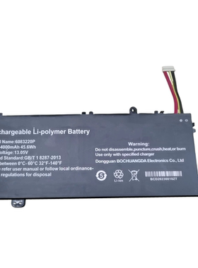 适用BDZ摆渡者F149 F152R7-16笔记本6083215P 6083220P电池11.4V