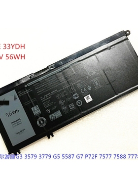 适用戴尔游匣15 7577/80/88 G3 3579 17 3779 33YDH电池P80G P72F