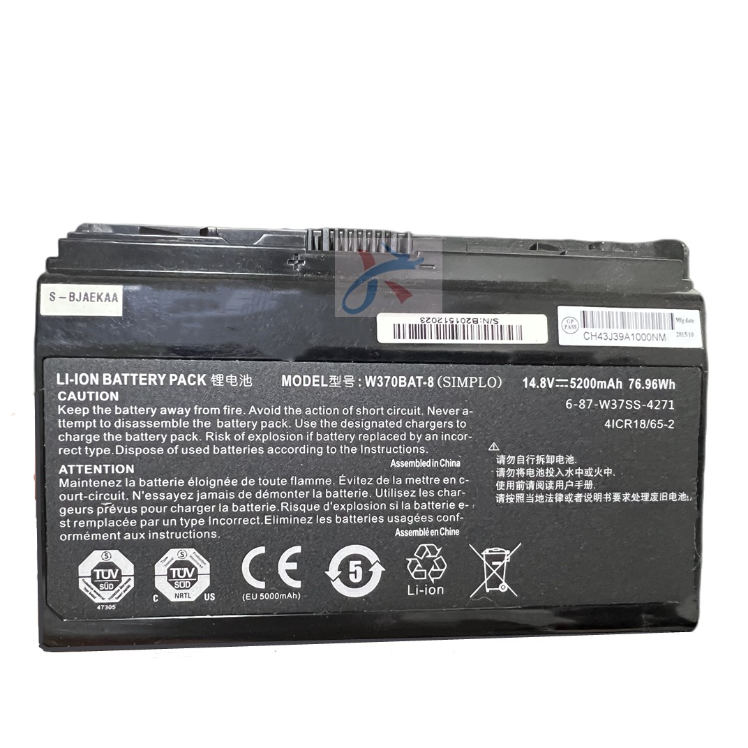 适用机械革命MR X7-LH01 战神K650C K660E-i7D1/2/4 CW35S06电池