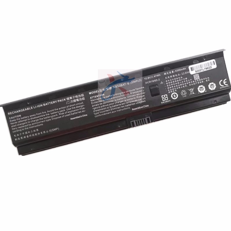 适用神舟战神TX6-CP55 CNB5S02毁灭者DDPRO-5481S1N电池NB50BAT-6