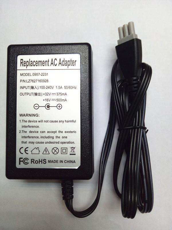 全新适用HP惠普打印机F2290 F2224 D1420 D4260 C4240电源适配器