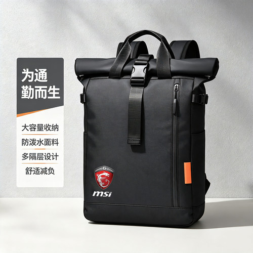 适用msi微星神影16笔记本电脑包16英寸泰坦16/17双肩包17.3寸气囊防水背包GP68通勤包