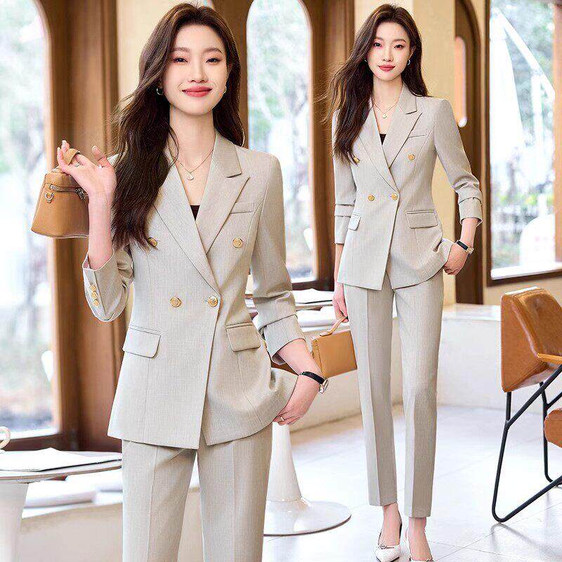 2025新款秋冬职业装西装女 通勤风正装工作服套装