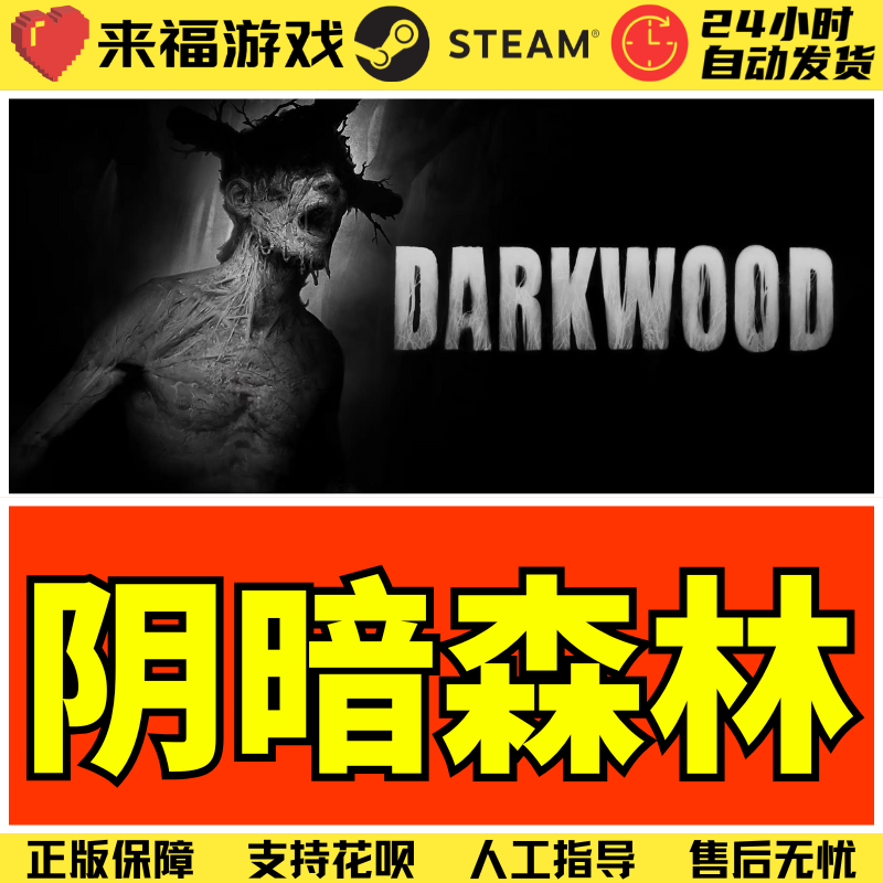 Steam正版 阴暗森林1 DARKWOOD 恐怖游戏 中文 国区激活码 CDKey