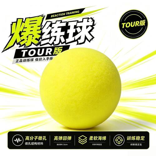 【爆练球】tour版诺麦斯正品学生成人初学训练神器抽墙羽毛球训练