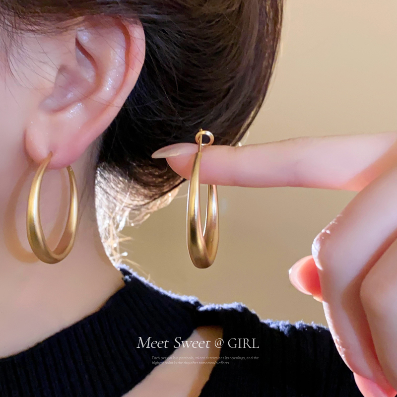 夸张圆圈耳圈大气圈圈耳环