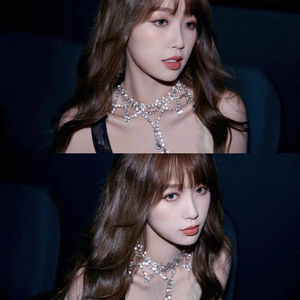 超闪夸张流苏颈链爆闪轻奢小众新娘婚纱钻石项链新款晚会锁骨链