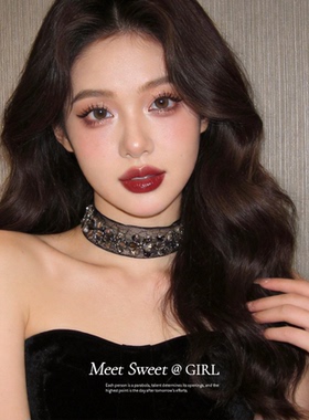 「暗夜茶歇」轻熟风蕾丝项链