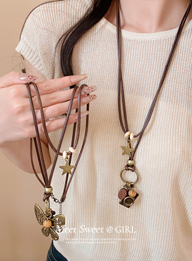 新中式民族风蝴蝶项链