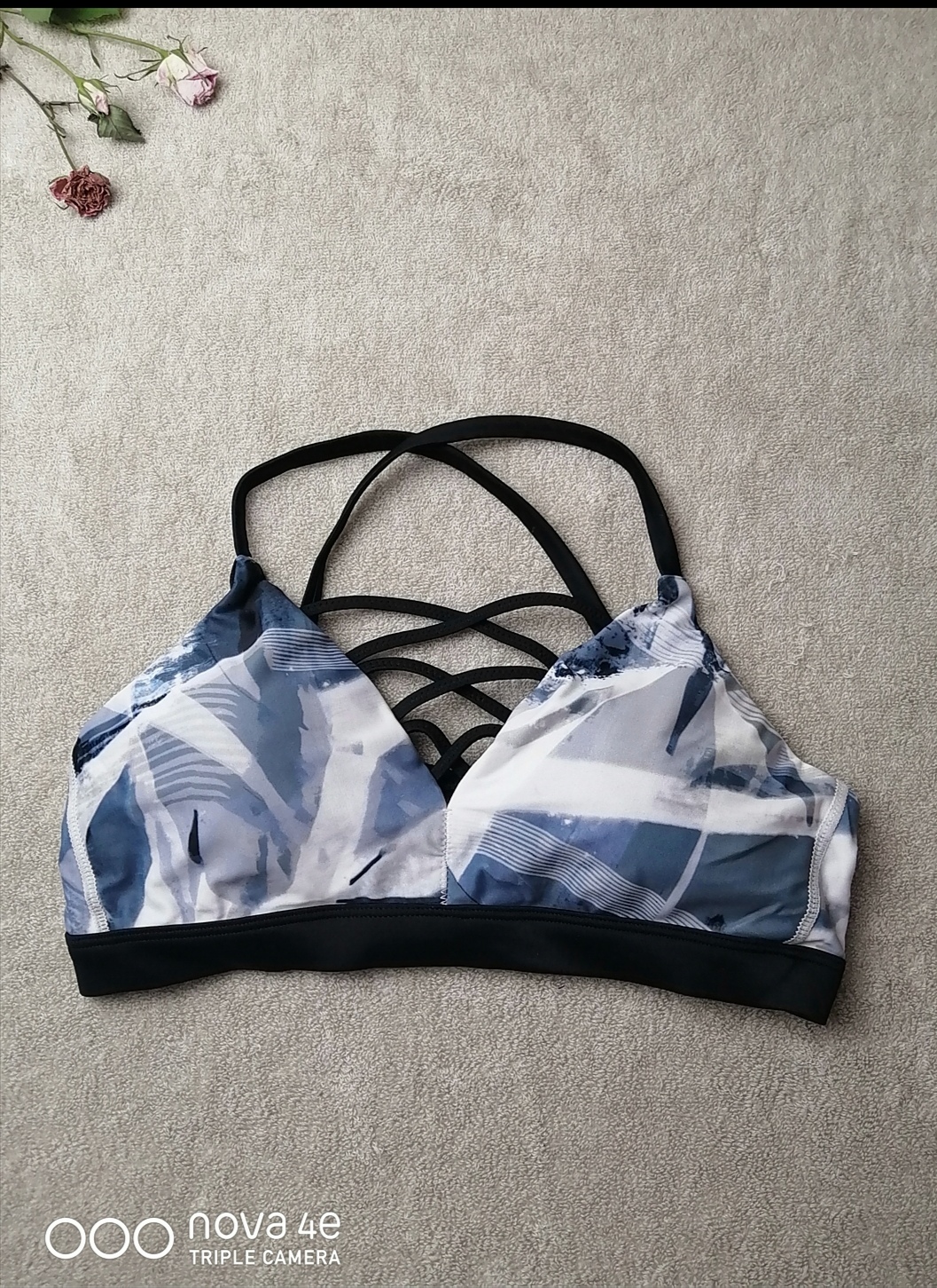 PYP525性感集胸爆背心胸款保守温泉上托聚拢露背泳衣背心比基尼