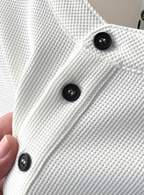 高级肌理吸湿透气ODM订单春季男亨利领休闲百搭长袖打底衫S00362