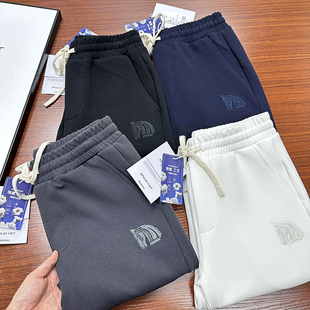 束脚口卫裤 秋冬新升级 弹力松紧腰运动休闲裤 男士 液氨空气长绒棉