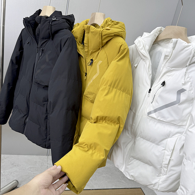 机能面包服加厚保暖休闲棉衣男士时尚简约锁温防寒连帽外套S00264