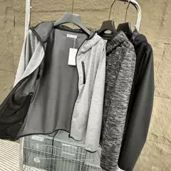 Japanese Surplus Cut Label! Men's Outdoor Fashion Lightweight Windproof Stretchy Zip-Up Hooded Jacket