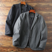 单件便服西服帅气小西装 雅痞绅士外贸男士 潮流纯色修身 外套上衣