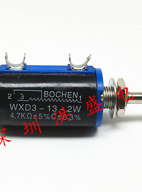 精密多圈线绕可调电位器 BOCHEN WXD3-13-2W 22k 欧姆 全新原装