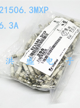 021506.3MXP美国力特5*20延时陶瓷保险丝管 T6.3A LF.T6.3AH250VP