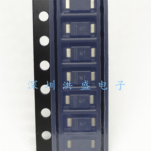 贴片整流二极管M7F SMAF封装 1A1000V超薄贴片1N4007F 1盘3000个
