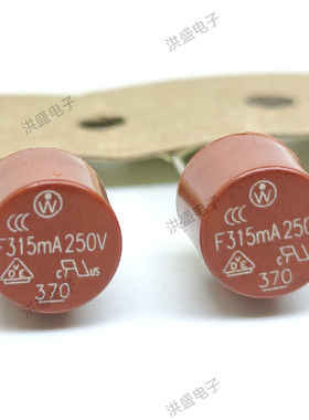 进口37003150000 美国力特370 F315mA 250V圆柱形保险丝管 快熔断