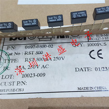 进口Bel贝尔黑色方形保险丝管0697-0800-02 T800mA 250V延时慢熔