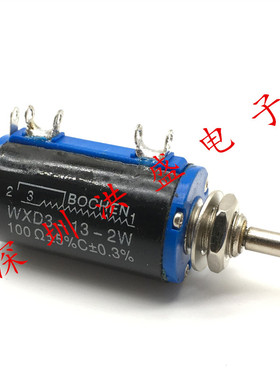 精密多圈线绕可调电位器 BOCHEN WXD3-13-2W 100R 欧姆 全新原装