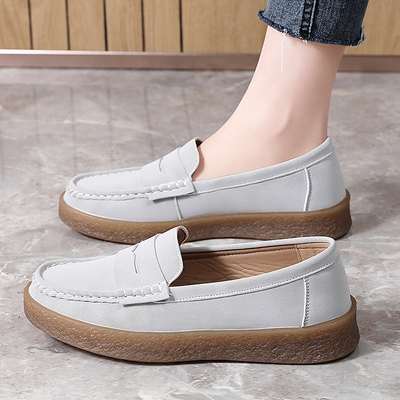 妈妈鞋秋季新款一脚蹬女士大码鞋