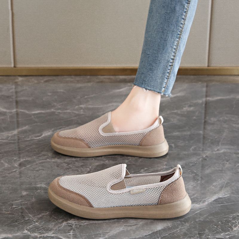 网鞋女薄款透气网面2025新款大码