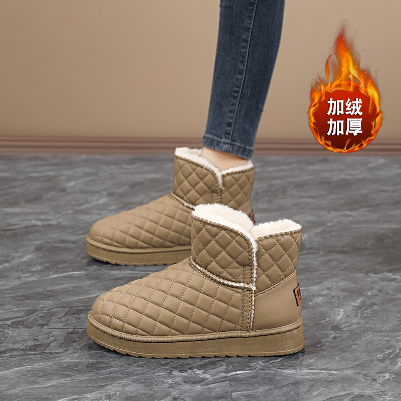 加绒加厚保暖棉鞋女冬季新款棉靴