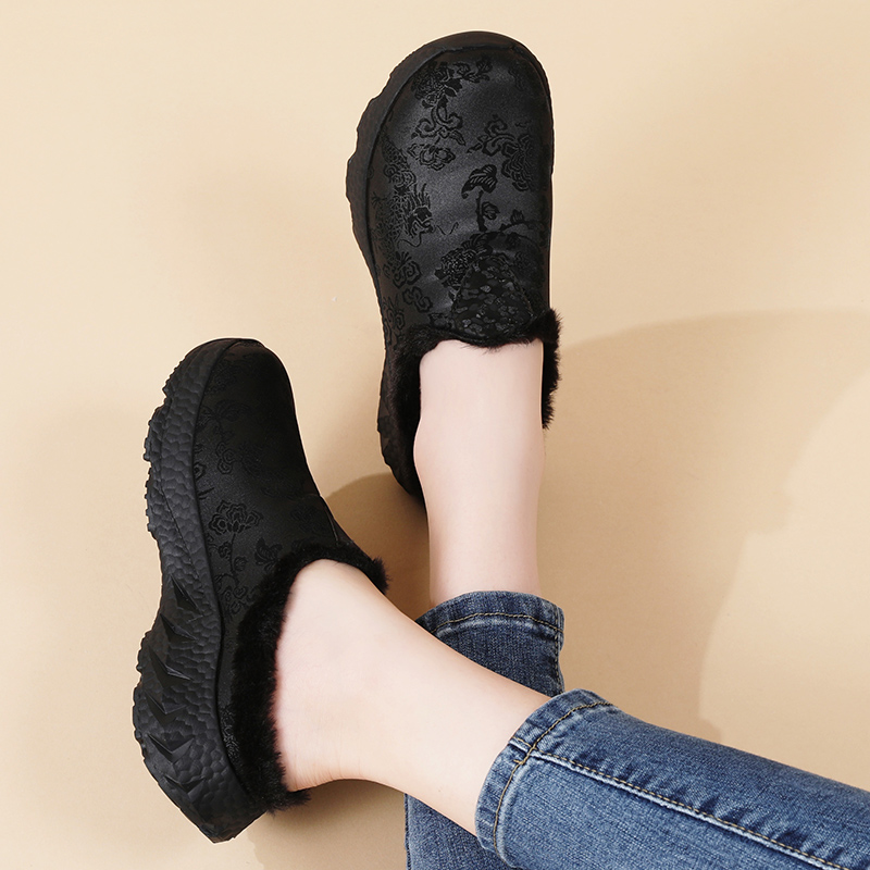 老北京棉鞋女冬季新款加绒保暖