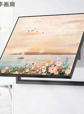 家用电表箱装饰画北欧艺术简约配电箱遮挡客厅餐厅总开关打孔挂画