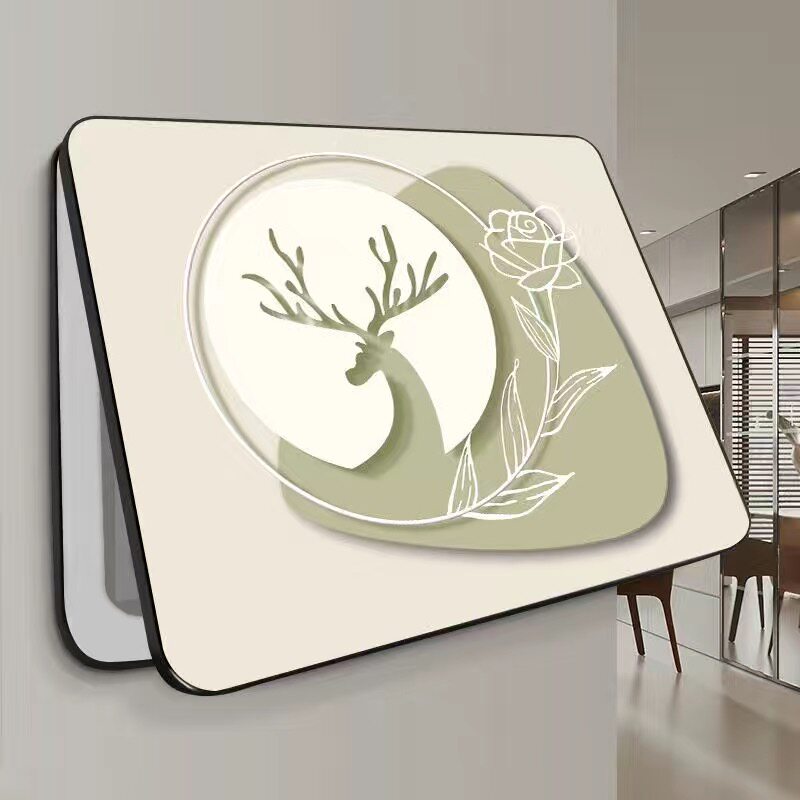 2024超薄电表箱装饰画电闸盒遮挡画开关电闸配电箱弱电盒遮轻奢高