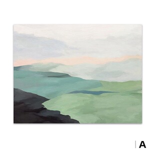 北欧电表箱装饰画现代风景配电箱画免打孔电表盒电闸箱挂画