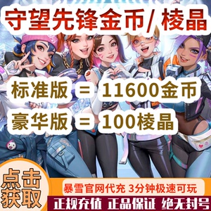 守望先锋2金币棱晶充值国际服代充代币ow2全平台暴雪战网STEAM