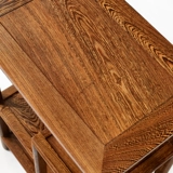 Мебель из красного дерева, решетчатый приставной столик из дерева куриных крыльев, старинный китайский многофункциональный чайный столик, небольшой журнальный столик, угловой столик с диваном в гостиной.