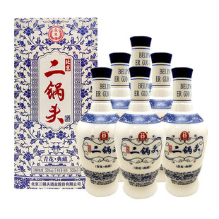 永丰牌北京二锅头 青花典藏 清香型白酒 50度 500ml*6瓶整箱