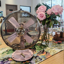 山姆同款SUNKO8寸台式全金属文艺小清新节能台扇桌面办公复古风扇