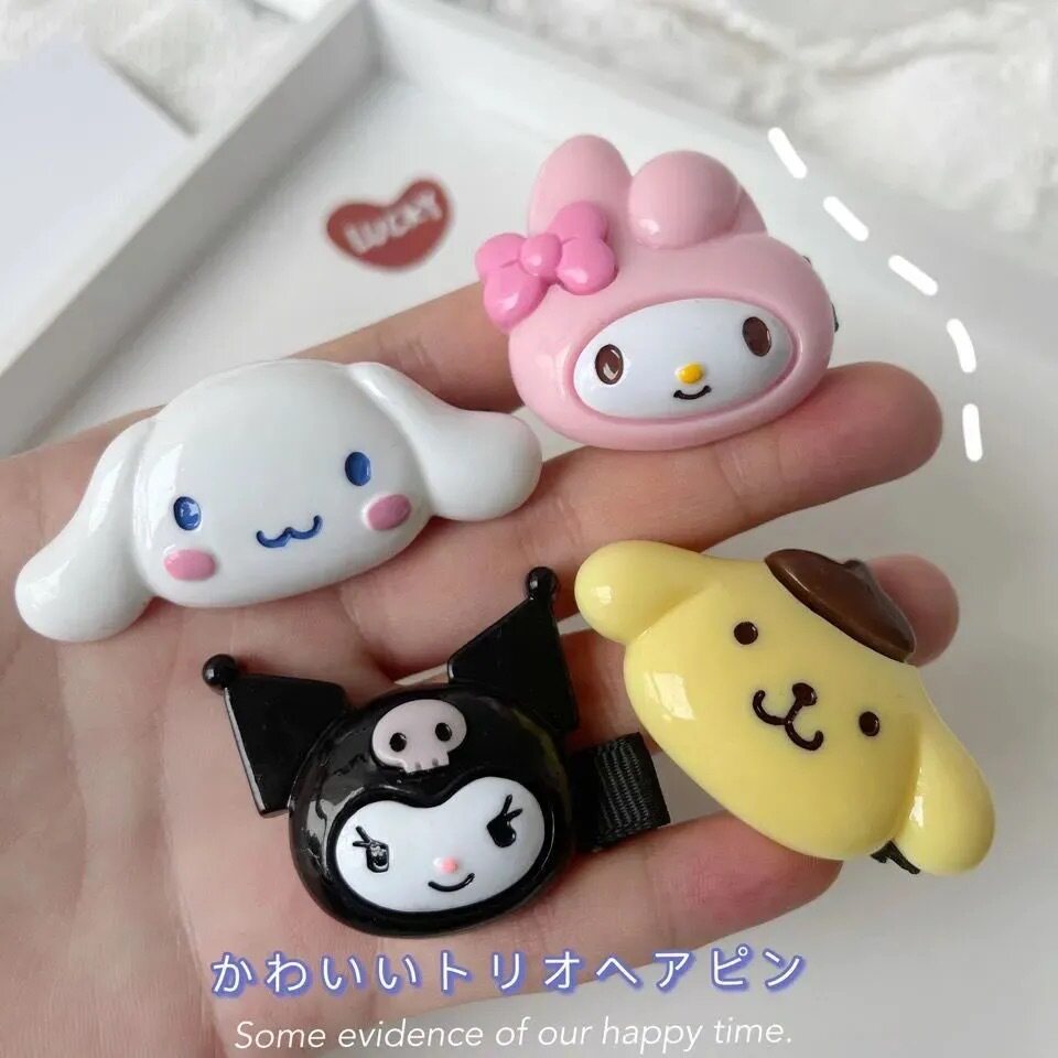 ins少女心卡通发夹趣味刘海夹发卡侧边夹子甜美可爱发饰儿童头饰