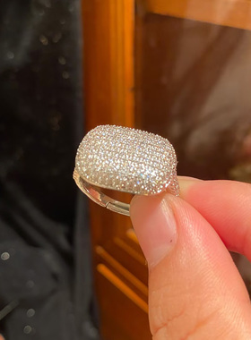 微镶锆石简约轻奢戒指女