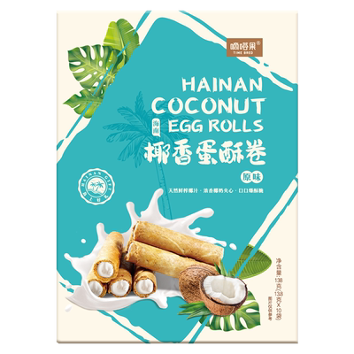 嘀嗒果海南特产饼干糕点手工蛋卷