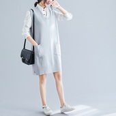 300斤特大码 包芯纱毛衣YD1794 针织马甲中长款 女装 胖mm韩版