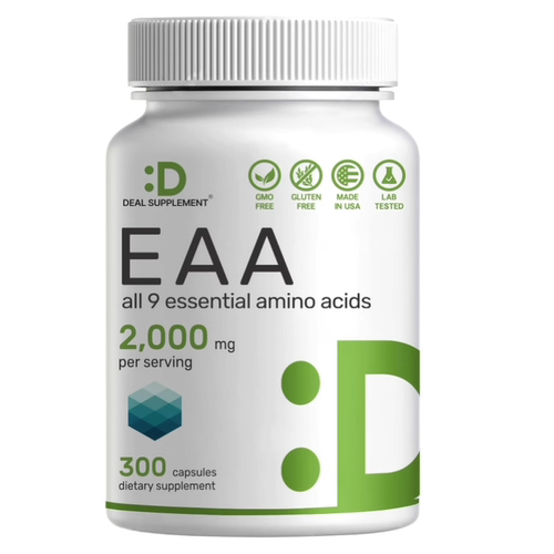 美国DEAL SUPPLEMENT必需氨基酸 (EAA) 2000毫克9合1支链氨基酸