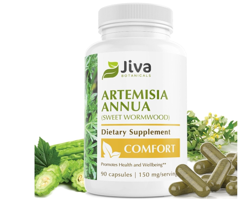 美国Jiva Botanicals Artemisia Annua青蒿素 甜蠕虫根提取胶囊