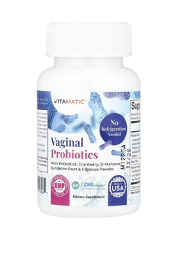 美国Vitamatic 女性处益生菌60 粒DRcaps® 羟丙基甲基纤维素胶囊