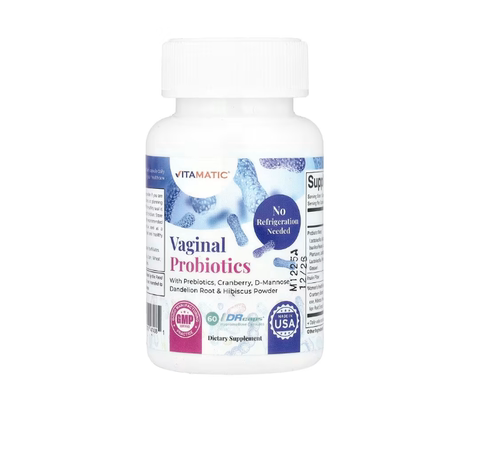 美国Vitamatic 女性处益生菌60 粒DRcaps® 羟丙基甲基纤维素胶囊