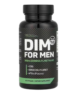 美国SMNutrition男士 DIM 男性荷尔蒙平衡 300毫克 60 粒胶囊