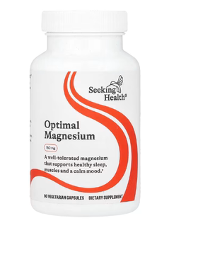 美国Seeking Health 镁 150 毫克 睡眠帮助  90粒素食胶囊