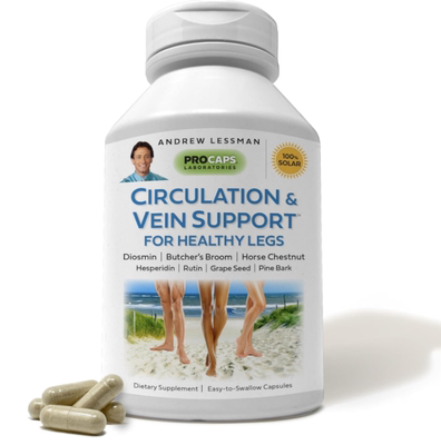 美国ANDREW LESSMAN腿部血液循环和静脉生物活性Diosmin脚部肿胀