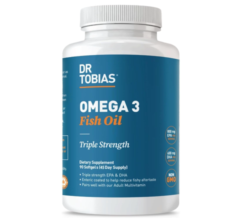 美国Dr. Tobias Omega 3 鱼油2000 毫克800毫克 EPA 600 毫克DHA