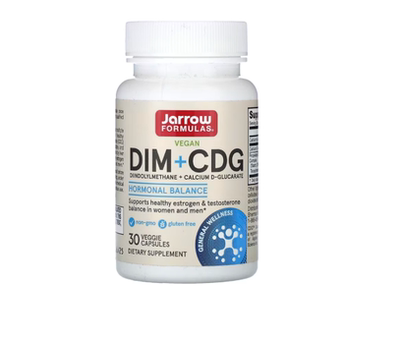 美国Jarrow Formulas DIM + CDG清体配方二吲哚基甲烷30粒
